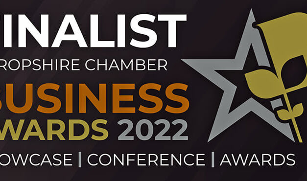 We’re a finalist in the Shropshire Chamber Business Awards