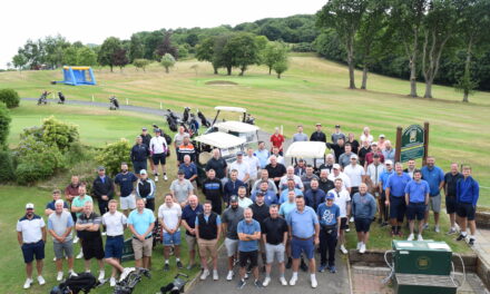 Glorious golf day putts smile on charity’s face